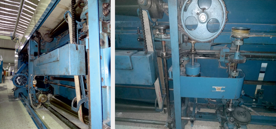 CONE DRUM & IT’S MECHANICAL COMPONENTS REMOVED